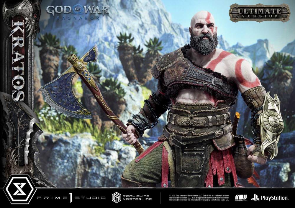 God of War: Ragnarok Real Elite Masterline Kratos (Ultimate Edition) 1/3 Scale Limited Edition Statue Gallery Image 63