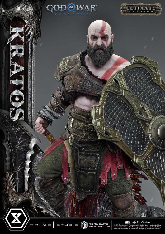 God of War: Ragnarok Real Elite Masterline Kratos (Ultimate Edition) 1/3 Scale Limited Edition Statue Gallery Image 33