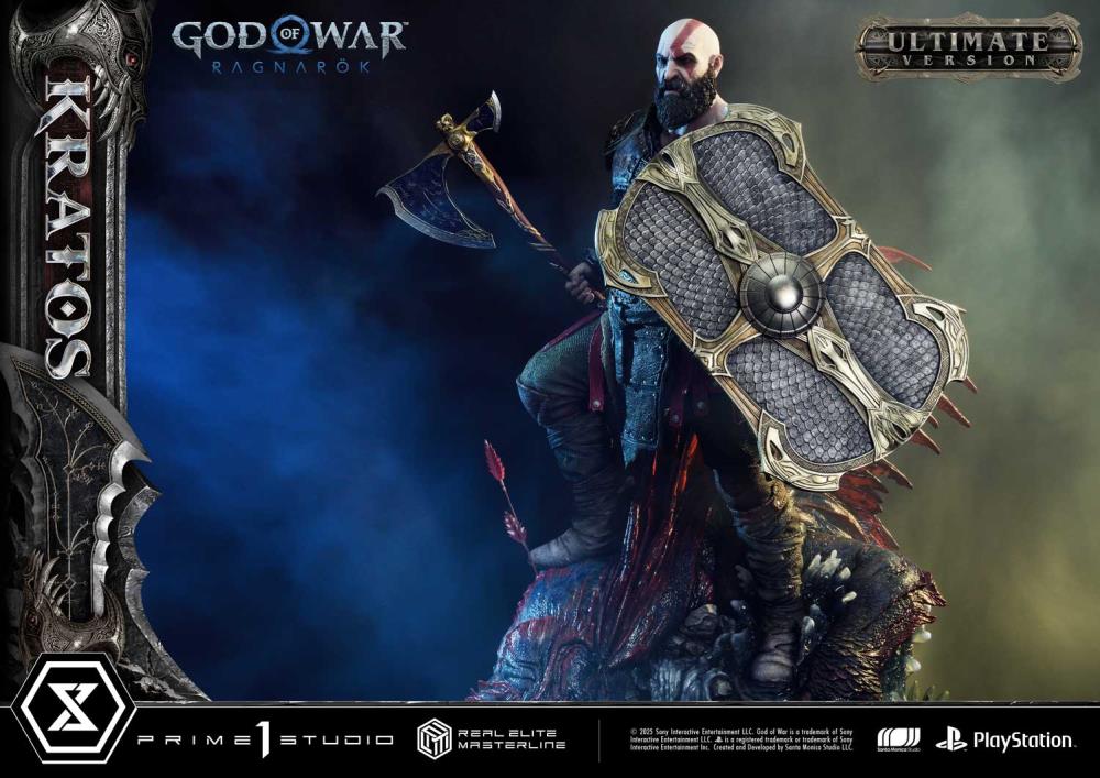 God of War: Ragnarok Real Elite Masterline Kratos (Ultimate Edition) 1/3 Scale Limited Edition Statue Gallery Image 91