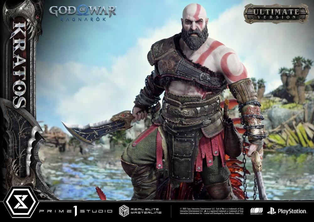 God of War: Ragnarok Real Elite Masterline Kratos (Ultimate Edition) 1/3 Scale Limited Edition Statue Gallery Image 78