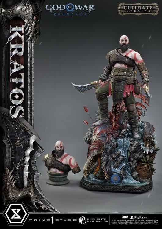 God of War: Ragnarok Real Elite Masterline Kratos (Ultimate Edition) 1/3 Scale Limited Edition Statue Gallery Image 21