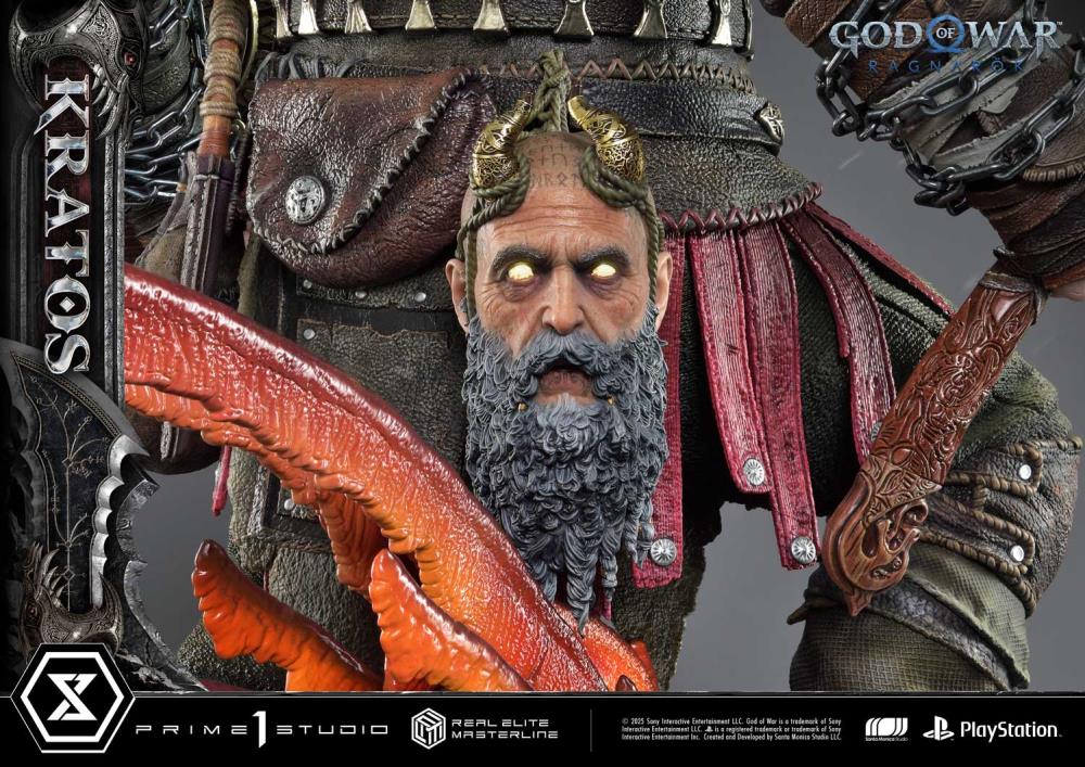 God of War: Ragnarok Real Elite Masterline Kratos (Ultimate Edition) 1/3 Scale Limited Edition Statue Gallery Image 48