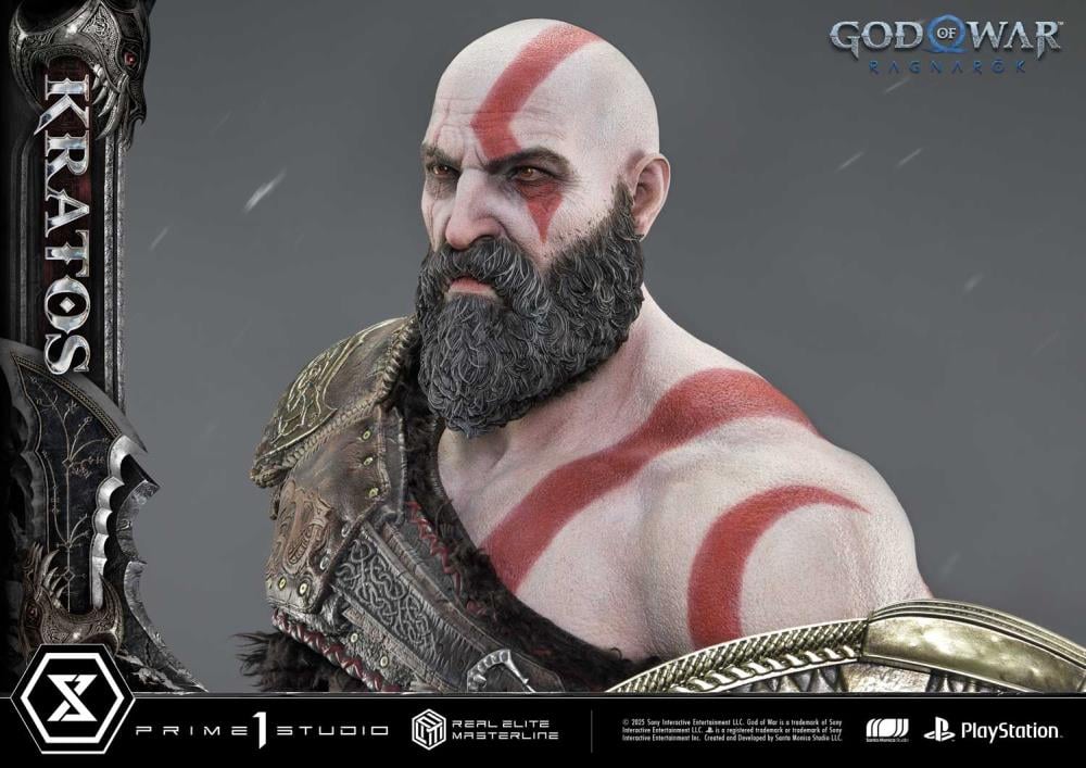 God of War: Ragnarok Real Elite Masterline Kratos (Ultimate Edition) 1/3 Scale Limited Edition Statue Gallery Image 26
