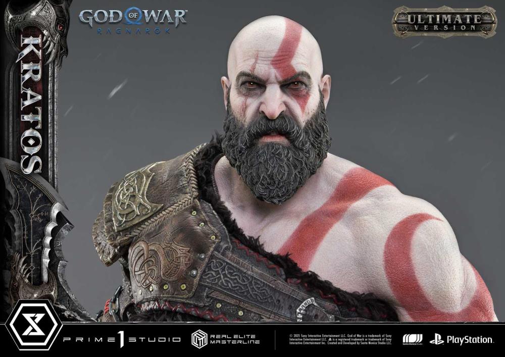 God of War: Ragnarok Real Elite Masterline Kratos (Ultimate Edition) 1/3 Scale Limited Edition Statue Gallery Image 24