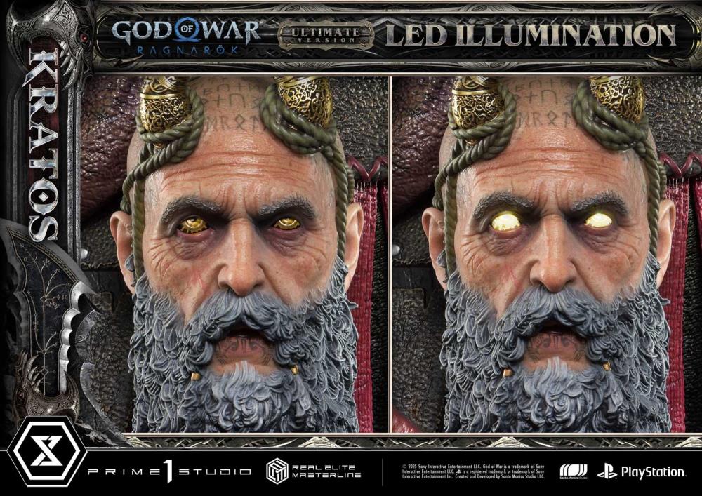 God of War: Ragnarok Real Elite Masterline Kratos (Ultimate Edition) 1/3 Scale Limited Edition Statue Gallery Image 95