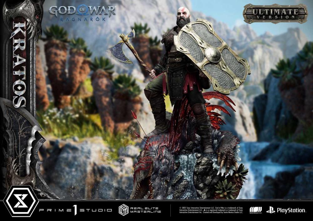God of War: Ragnarok Real Elite Masterline Kratos (Ultimate Edition) 1/3 Scale Limited Edition Statue Gallery Image 57