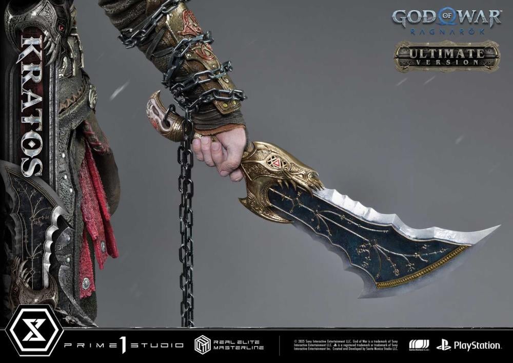 God of War: Ragnarok Real Elite Masterline Kratos (Ultimate Edition) 1/3 Scale Limited Edition Statue Gallery Image 43