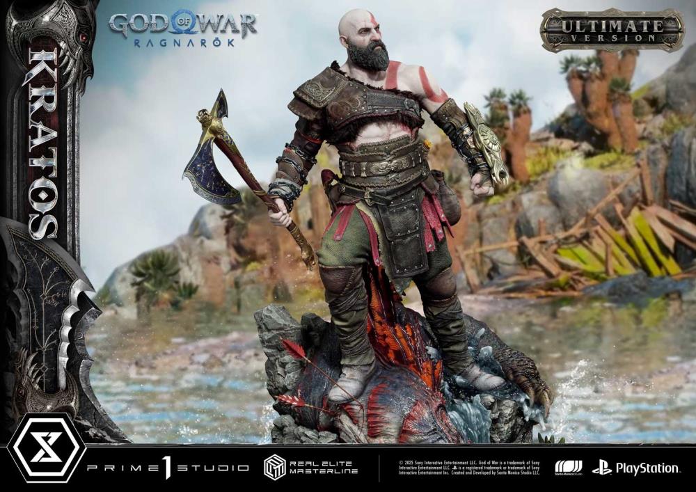 God of War: Ragnarok Real Elite Masterline Kratos (Ultimate Edition) 1/3 Scale Limited Edition Statue Gallery Image 73