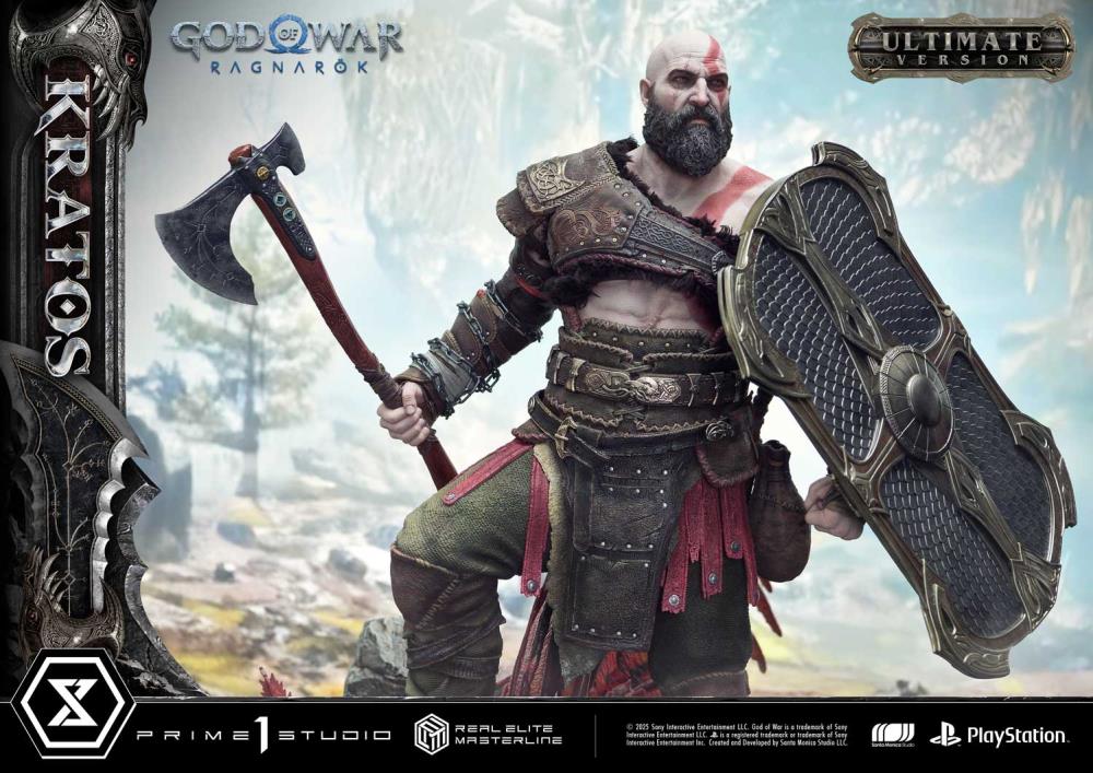 God of War: Ragnarok Real Elite Masterline Kratos (Ultimate Edition) 1/3 Scale Limited Edition Statue Gallery Image 85