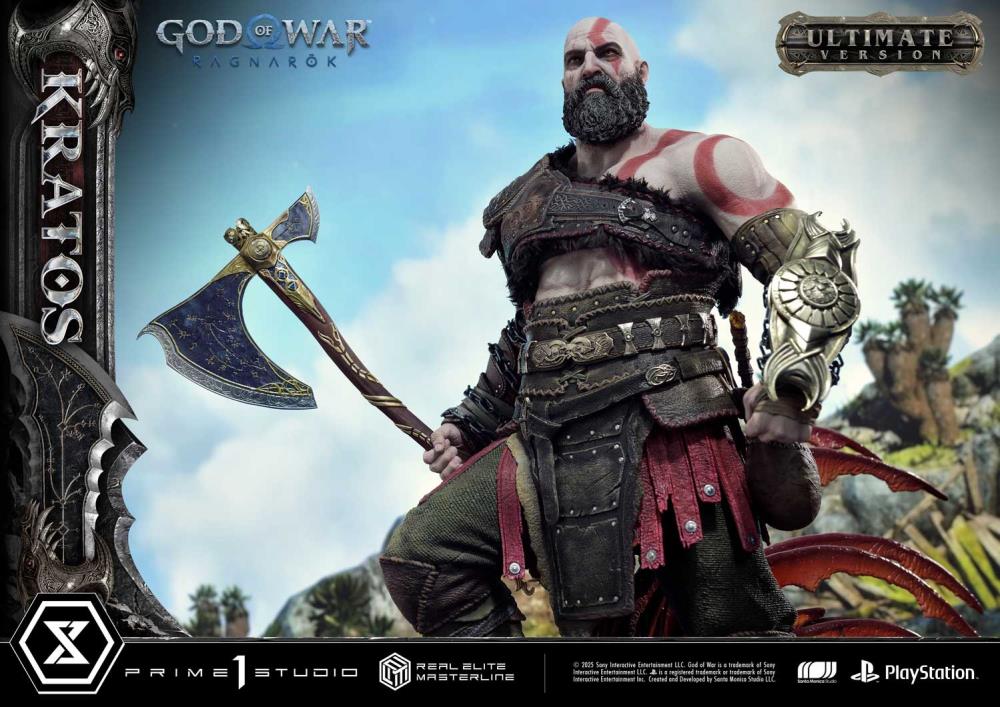 God of War: Ragnarok Real Elite Masterline Kratos (Ultimate Edition) 1/3 Scale Limited Edition Statue Gallery Image 79
