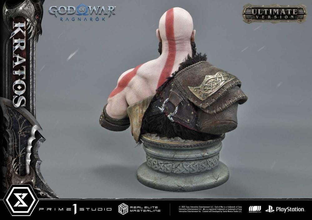 God of War: Ragnarok Real Elite Masterline Kratos (Ultimate Edition) 1/3 Scale Limited Edition Statue Gallery Image 30