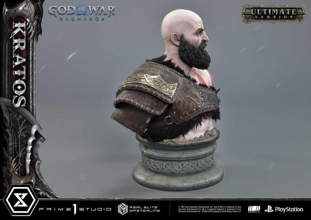 God of War: Ragnarok Real Elite Masterline Kratos (Ultimate Edition) 1/3 Scale Limited Edition Statue Gallery Image 29