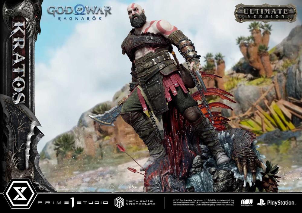 God of War: Ragnarok Real Elite Masterline Kratos (Ultimate Edition) 1/3 Scale Limited Edition Statue Gallery Image 74