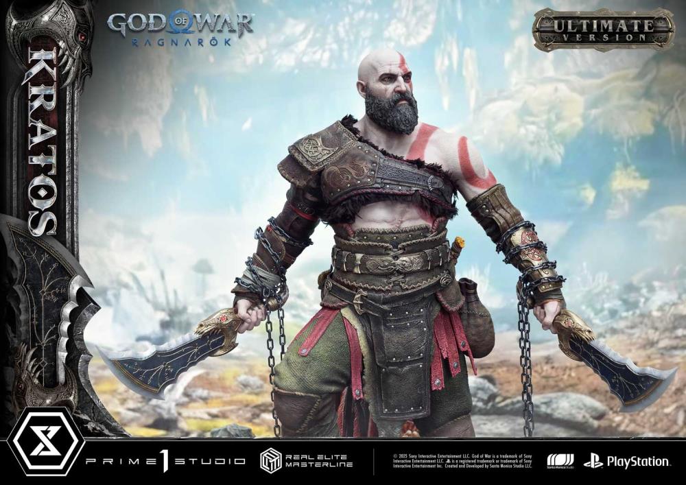 God of War: Ragnarok Real Elite Masterline Kratos (Ultimate Edition) 1/3 Scale Limited Edition Statue Gallery Image 84