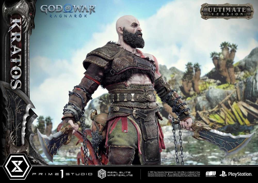 God of War: Ragnarok Real Elite Masterline Kratos (Ultimate Edition) 1/3 Scale Limited Edition Statue Gallery Image 72
