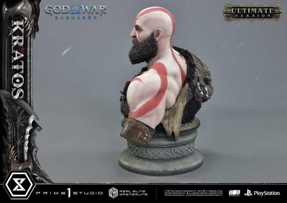 God of War: Ragnarok Real Elite Masterline Kratos (Ultimate Edition) 1/3 Scale Limited Edition Statue Gallery Image 31