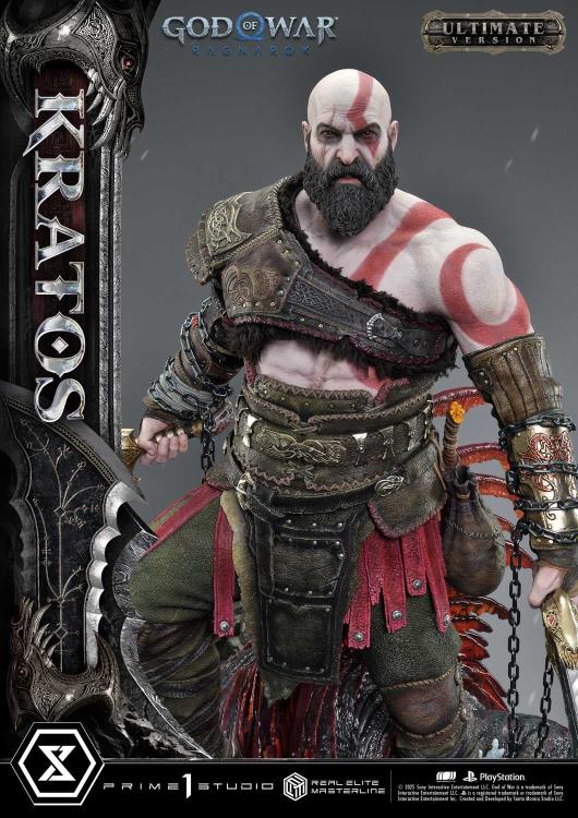 God of War: Ragnarok Real Elite Masterline Kratos (Ultimate Edition) 1/3 Scale Limited Edition Statue Gallery Image 32