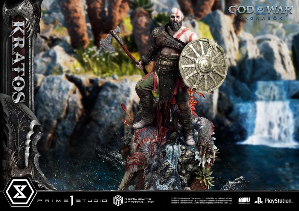 God of War: Ragnarok Real Elite Masterline Kratos (Ultimate Edition) 1/3 Scale Limited Edition Statue Gallery Image 60