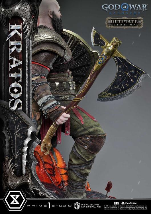 God of War: Ragnarok Real Elite Masterline Kratos (Ultimate Edition) 1/3 Scale Limited Edition Statue Gallery Image 38