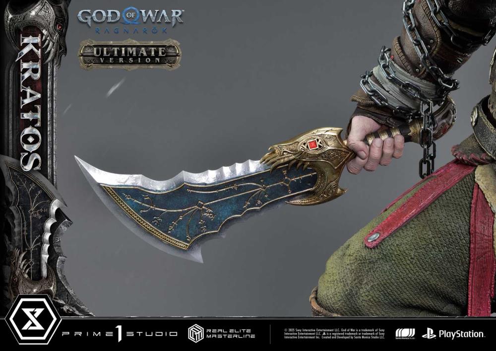 God of War: Ragnarok Real Elite Masterline Kratos (Ultimate Edition) 1/3 Scale Limited Edition Statue Gallery Image 42
