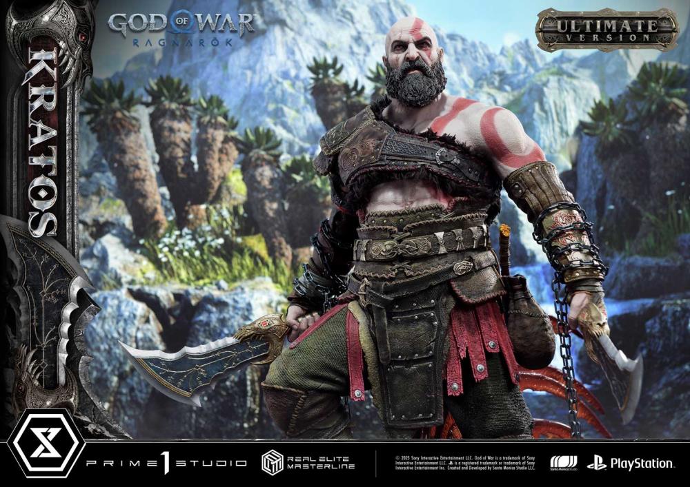 God of War: Ragnarok Real Elite Masterline Kratos (Ultimate Edition) 1/3 Scale Limited Edition Statue Gallery Image 62