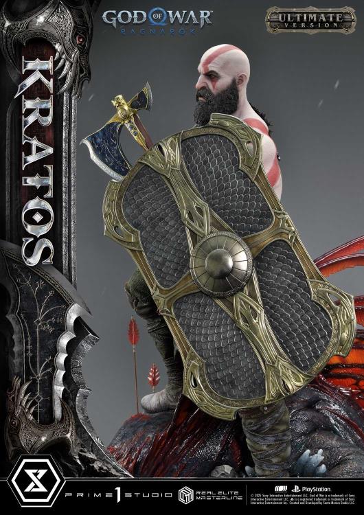 God of War: Ragnarok Real Elite Masterline Kratos (Ultimate Edition) 1/3 Scale Limited Edition Statue Gallery Image 40