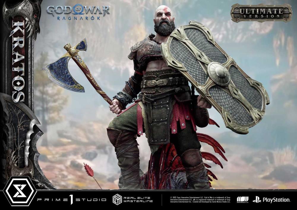 God of War: Ragnarok Real Elite Masterline Kratos (Ultimate Edition) 1/3 Scale Limited Edition Statue (With Bonus) Gallery Image 86