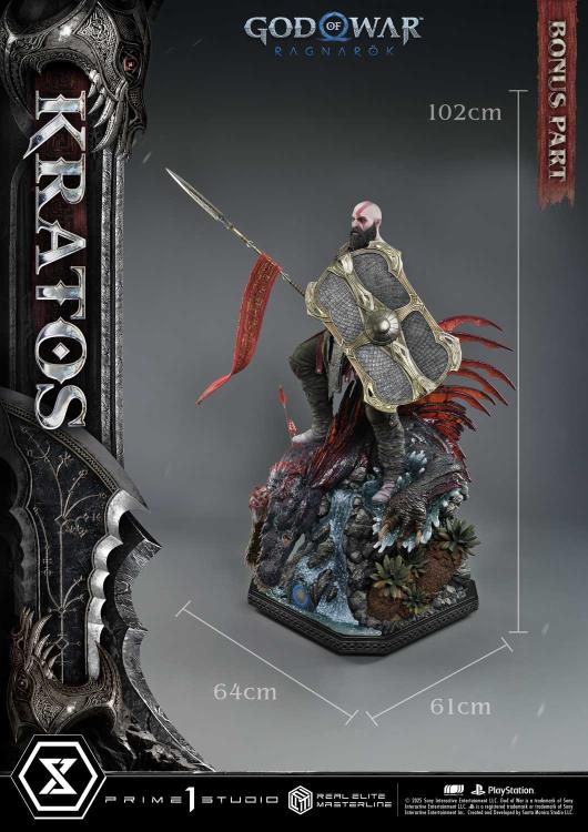 God of War: Ragnarok Real Elite Masterline Kratos (Ultimate Edition) 1/3 Scale Limited Edition Statue (With Bonus) Gallery Image 24