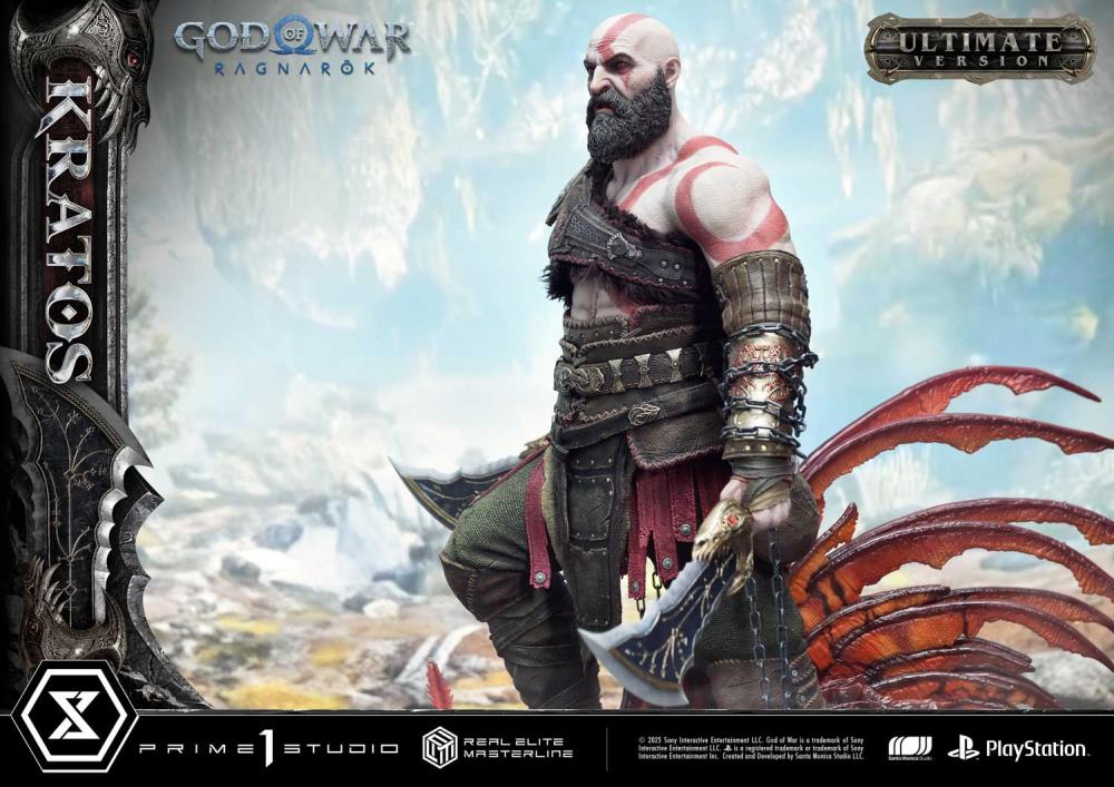 God of War: Ragnarok Real Elite Masterline Kratos (Ultimate Edition) 1/3 Scale Limited Edition Statue (With Bonus) Gallery Image 92
