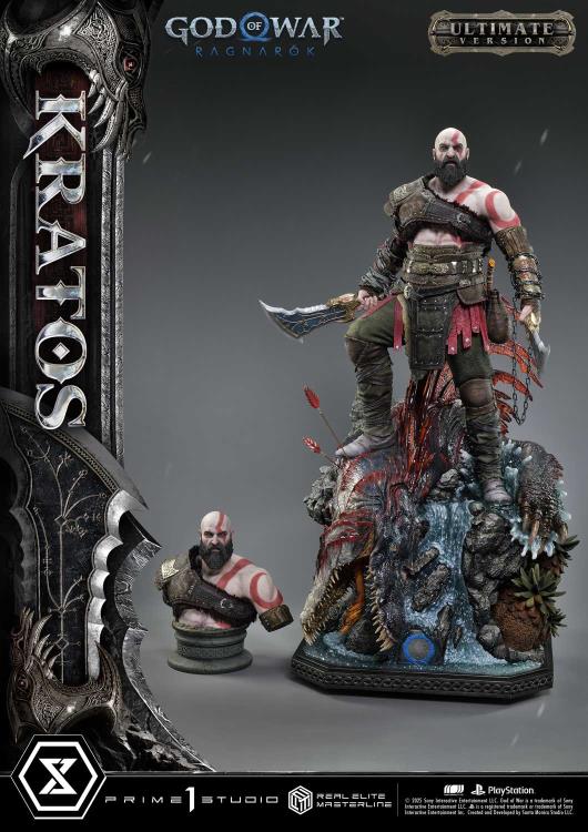 God of War: Ragnarok Real Elite Masterline Kratos (Ultimate Edition) 1/3 Scale Limited Edition Statue (With Bonus) Gallery Image 23
