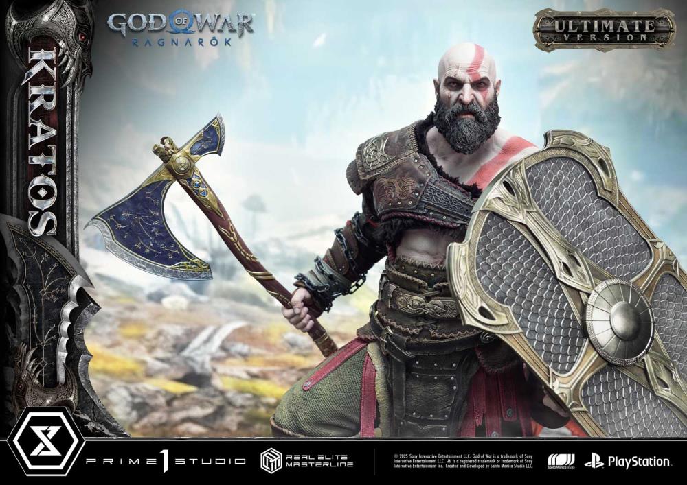 God of War: Ragnarok Real Elite Masterline Kratos (Ultimate Edition) 1/3 Scale Limited Edition Statue (With Bonus) Gallery Image 93
