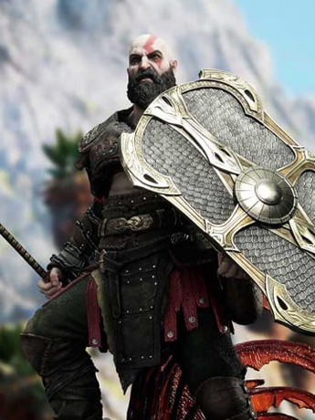 God of War: Ragnarok Real Elite Masterline Kratos (Ultimate Edition) 1/3 Scale Limited Edition Statue (With Bonus) Gallery Image 2