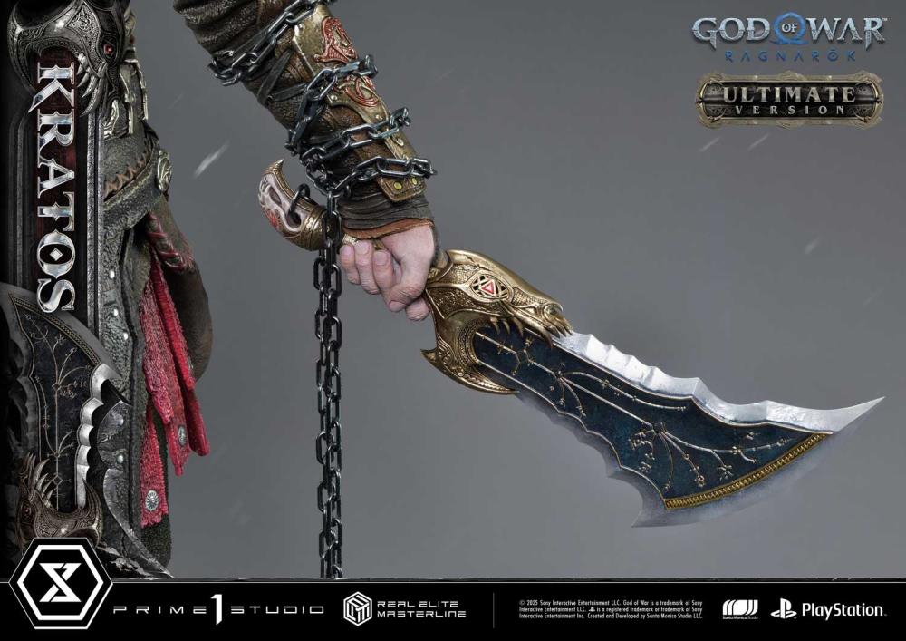 God of War: Ragnarok Real Elite Masterline Kratos (Ultimate Edition) 1/3 Scale Limited Edition Statue (With Bonus) Gallery Image 45