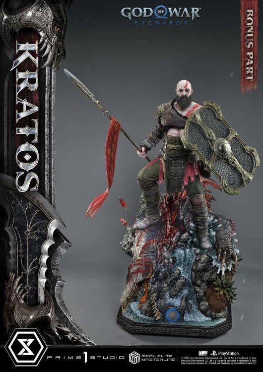 God of War: Ragnarok Real Elite Masterline Kratos (Ultimate Edition) 1/3 Scale Limited Edition Statue (With Bonus) Gallery Image 4