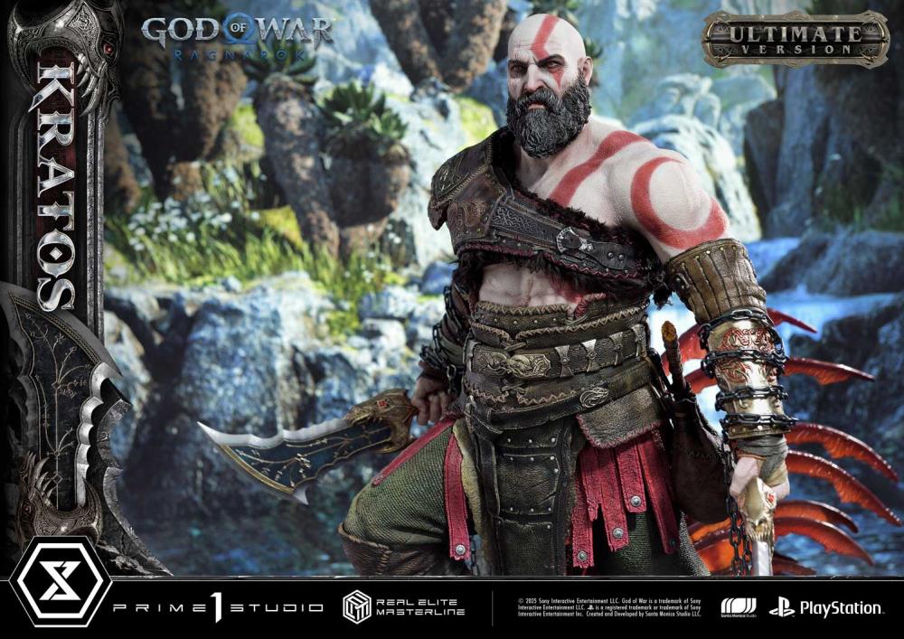 God of War: Ragnarok Real Elite Masterline Kratos (Ultimate Edition) 1/3 Scale Limited Edition Statue (With Bonus) Gallery Image 77