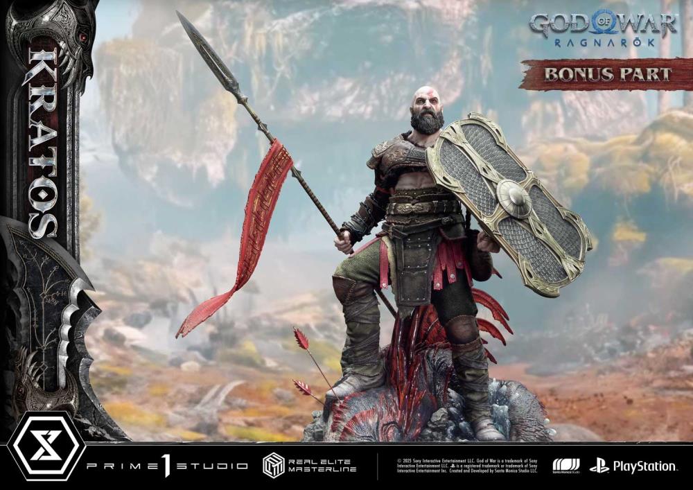 God of War: Ragnarok Real Elite Masterline Kratos (Ultimate Edition) 1/3 Scale Limited Edition Statue (With Bonus) Gallery Image 89
