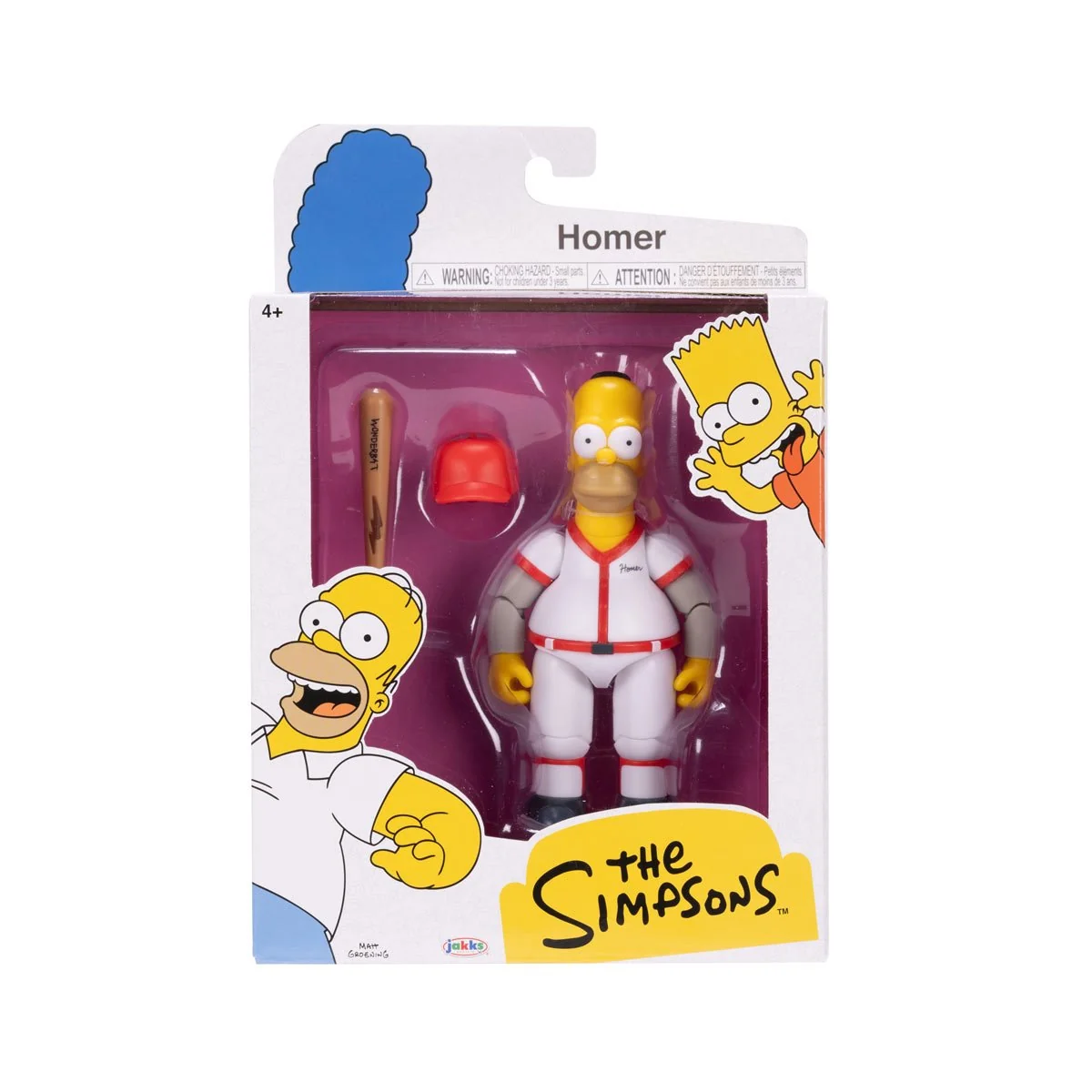 The Simpsons 5" Homer Simpson (Baseball) Action Figure Gallery Image 6