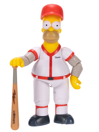 The Simpsons 5" Homer Simpson (Baseball) Action Figure Gallery Image 2