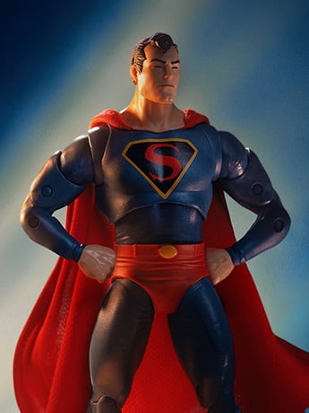 Superman (Classic Animation) DC Multiverse Superman Action Figure Gallery Image 2