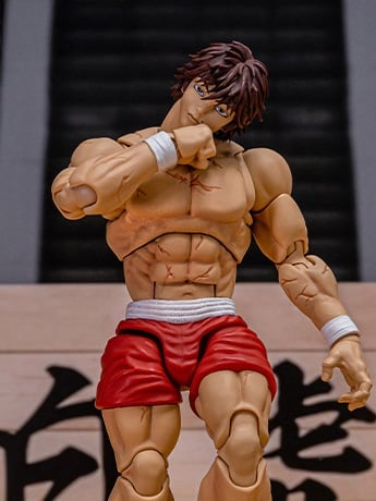 Baki Hanma: Son of Ogre Storm Arena Baki Hanma 1/12 Scale Action Figure Gallery Image 2