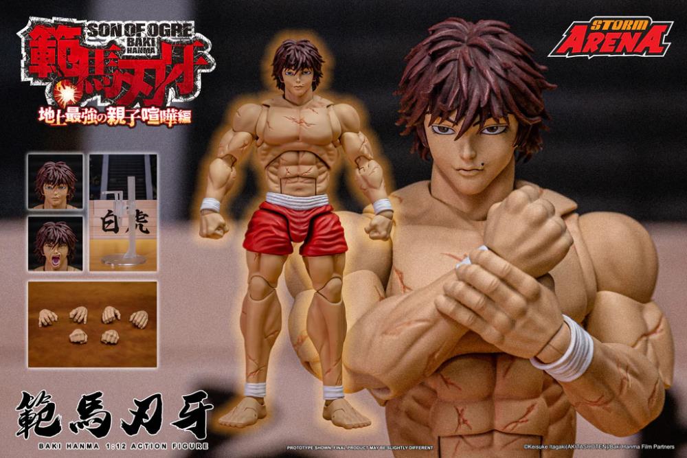 Baki Hanma: Son of Ogre Storm Arena Baki Hanma 1/12 Scale Action Figure Gallery Image 23