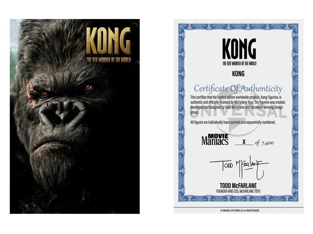 King Kong (2005) Movie Maniacs King Kong 6" Limited Edition Figure Gallery Image 11