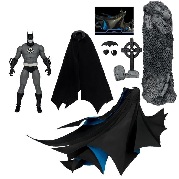 Batman: Year Two DC Multiverse Gold Label Batman BBTS Exclusive Limited Black & White Accent Edition Action Figure Gallery Image 23