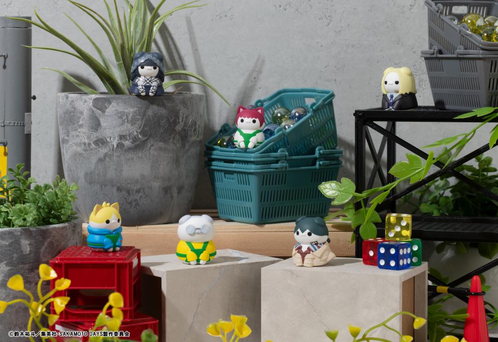 Sakamoto Days Mega Cat Project  Sakamoto Cats The Cheerful Sakamoto Store Box of 8 Random Figures Gallery Image 3