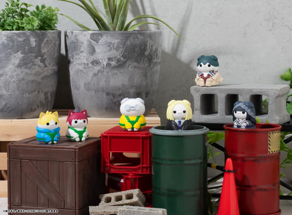 Sakamoto Days Mega Cat Project  Sakamoto Cats The Cheerful Sakamoto Store Box of 8 Random Figures Gallery Image 4