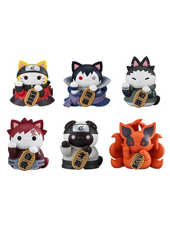 Naruto: Shippuden Nyaruto! Mega Cat Project Beckoning Fortune Cats (Naruto & Friends Ver.) Box of 6 Random Figures Gallery Image 2