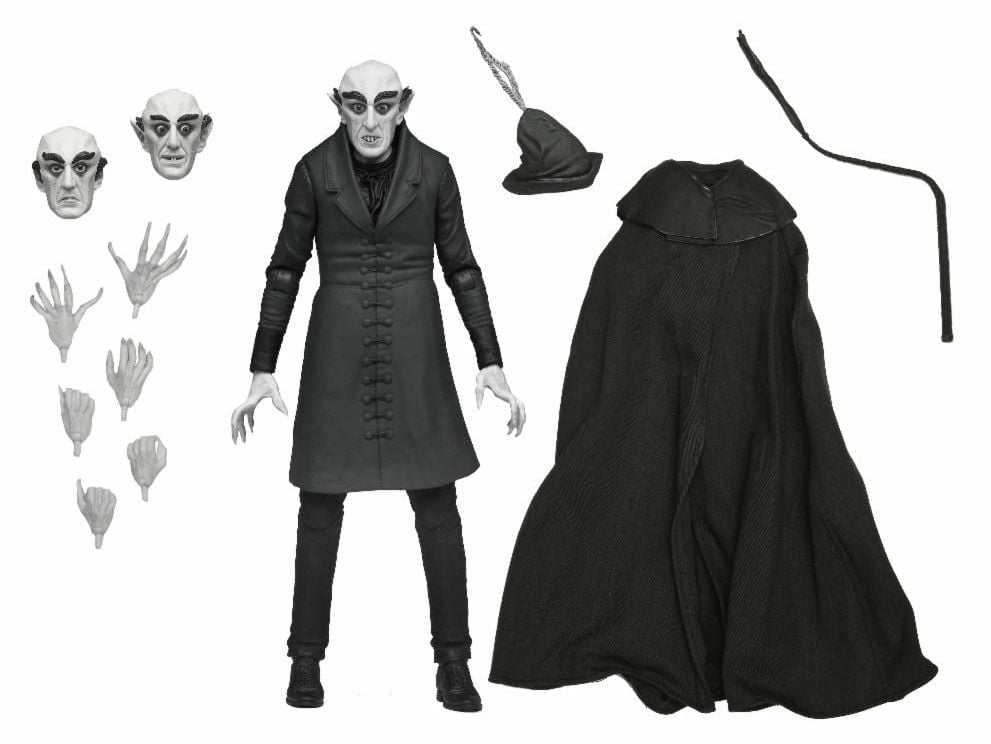 Nosferatu Ultimate Count Orlok (Black & White) Action Figure Gallery Image 11