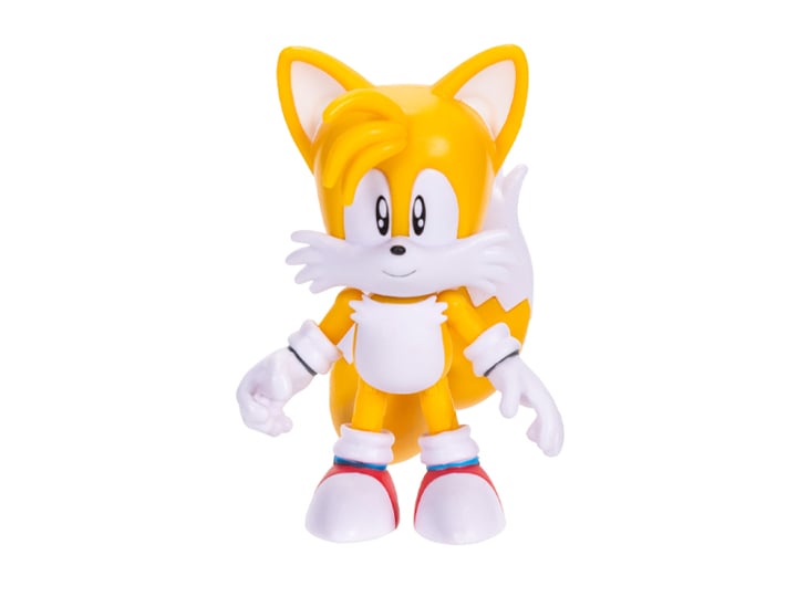 Sonic the Hedgehog Tails with Item Box 4-Inch Scale Figure Gallery Image 1