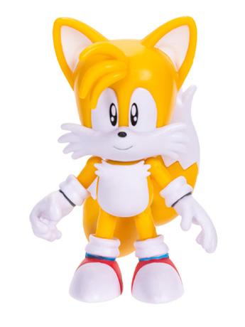 Sonic the Hedgehog Tails with Item Box 4-Inch Scale Figure Gallery Image 2