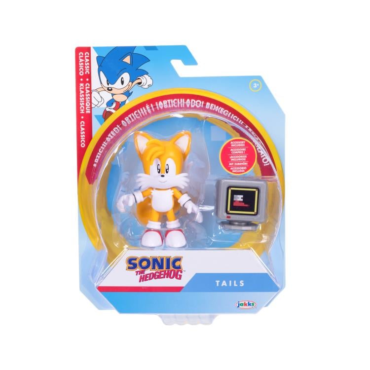 Sonic the Hedgehog Tails with Item Box 4-Inch Scale Figure Gallery Image 4